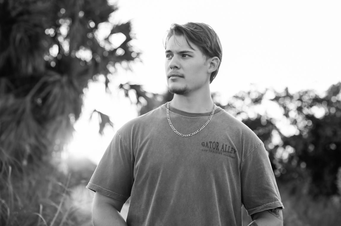 Portrait of Jacob Soos outdoors in Parrish, Florida
